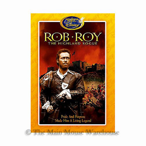 The Wonderful World of Disney Scotland Rob Roy MacGregor The Highland Rogue DVD