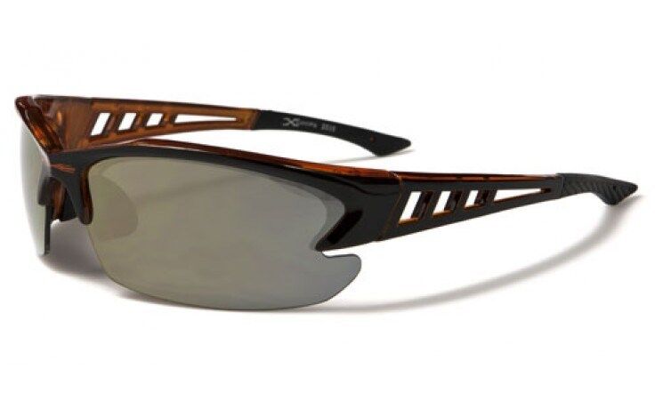 Men\'s  X Loop Sunglasses XL41204 UV400 Davis E5 black brown sunnies