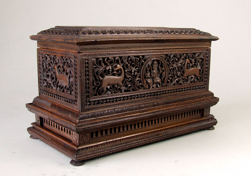 Antique Anglo Indian Sandalwood Box