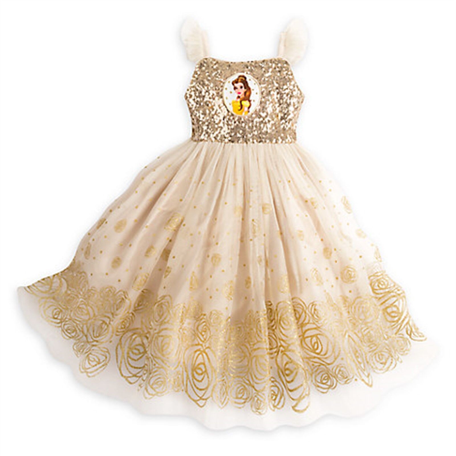 Disney Store Belle Princess Party Dress Holiday Beauty Beast Costume SOLD OUT
