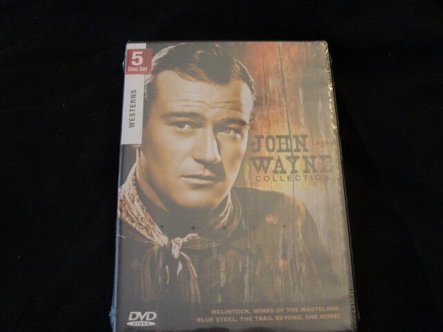 JOHN WAYNE COLLECTION DVD  5 DISC SET WITH  BRAND NEW SEALED