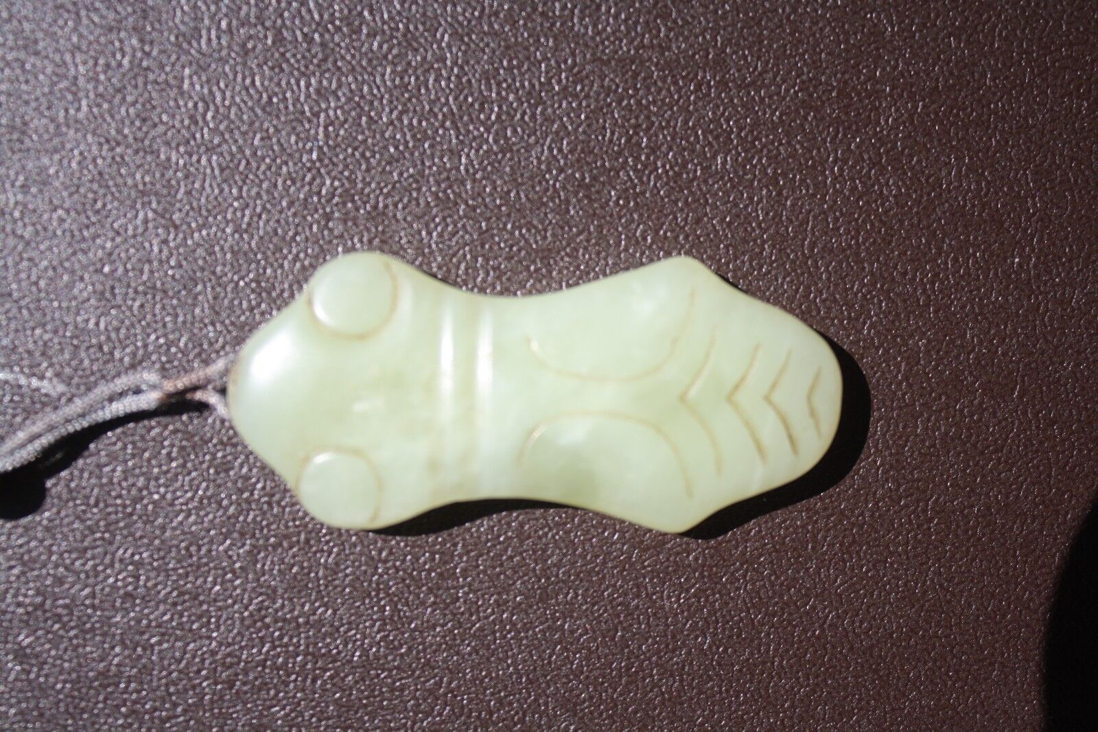Ancient Chinese Qing light green jade nephrite