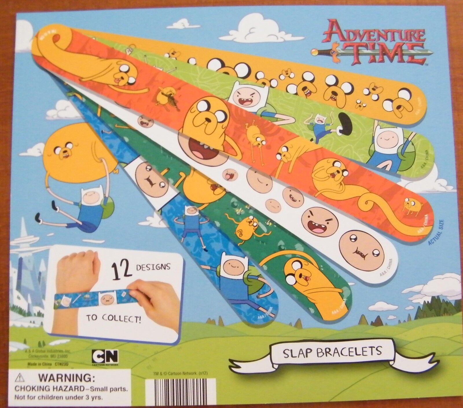 Adventure Time Figure Snap Bracelets / Wristbands Set of 12 different with Finn