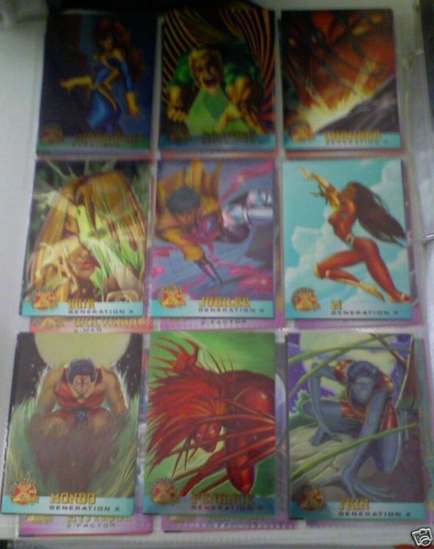 1995 Fleer Ultra X Men Chromium  - Your choice of card.