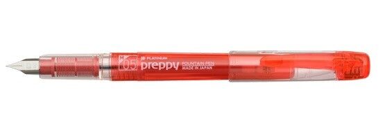 PLATINUM JAPAN PSQ-300#11-3 Preppy Fountain Pen 0.5mm Medium Nib #Red ink