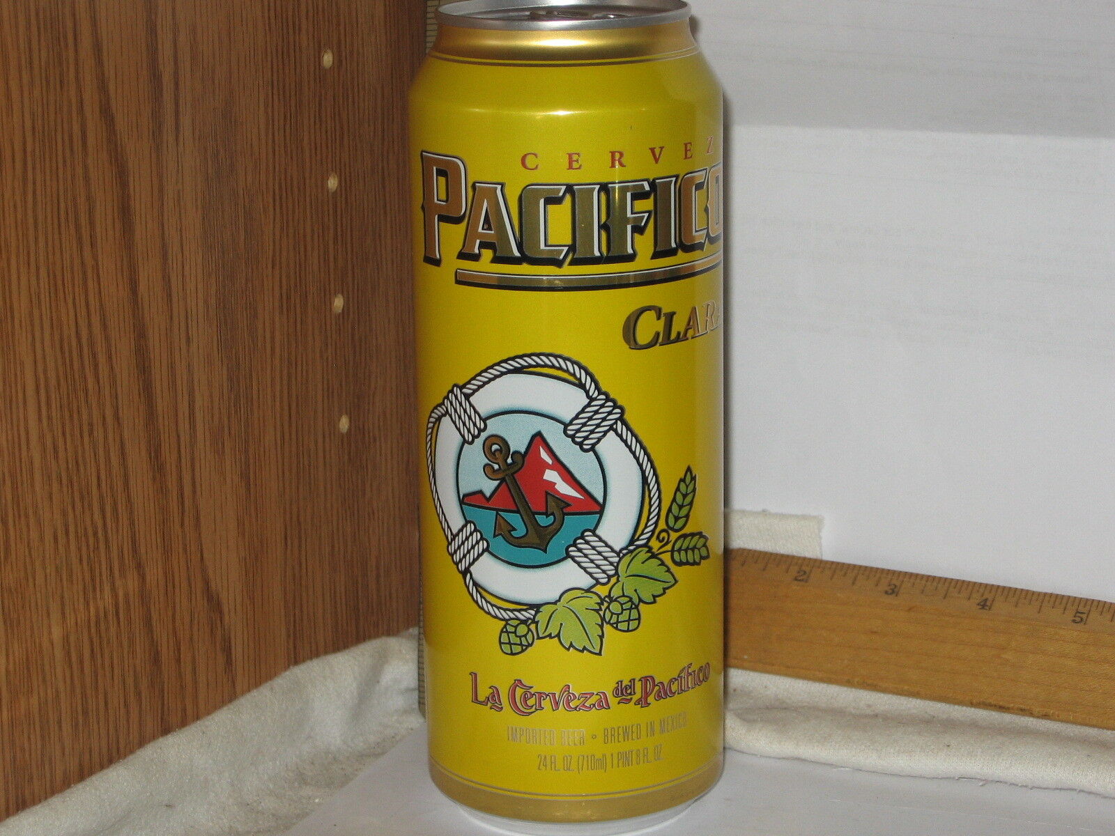 Cerveza Pacifico Clara - La Cerveza del Pacifico Brewed in Mexico 24 OZ beer can
