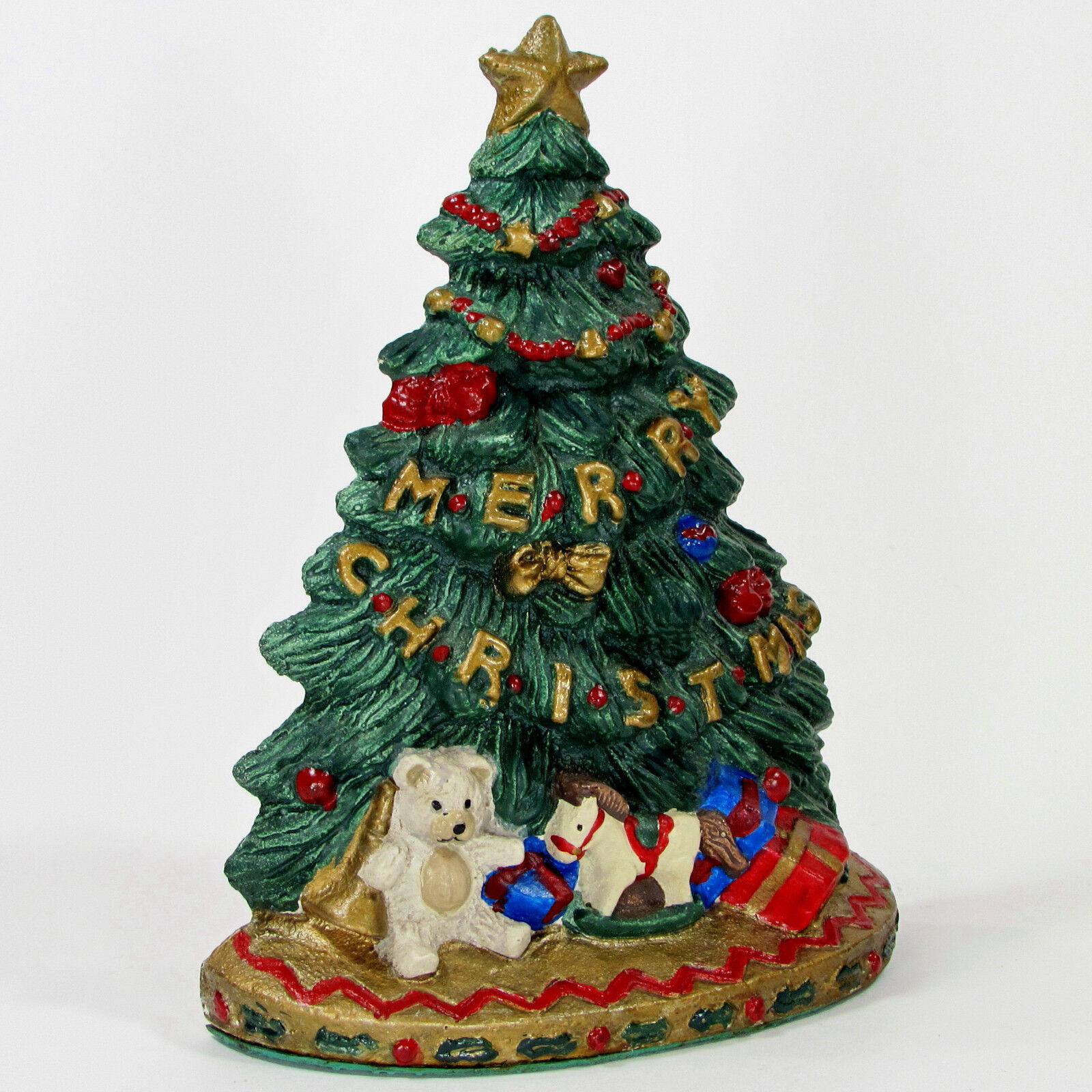 Vintage Cast Iron CHRISTMAS TREE 8.5\