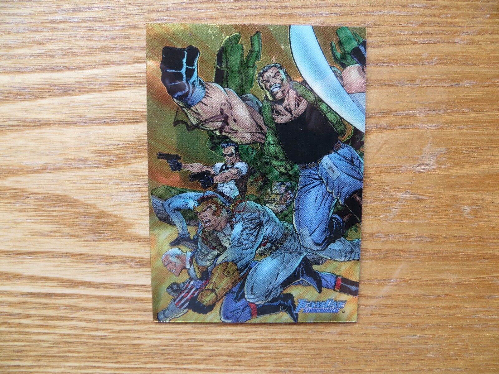 1996 WILDSTORM ARCHIVES CHROMIUM TEAM ONE CARD # 185 SIGNED TOM RANEY,WITH POA
