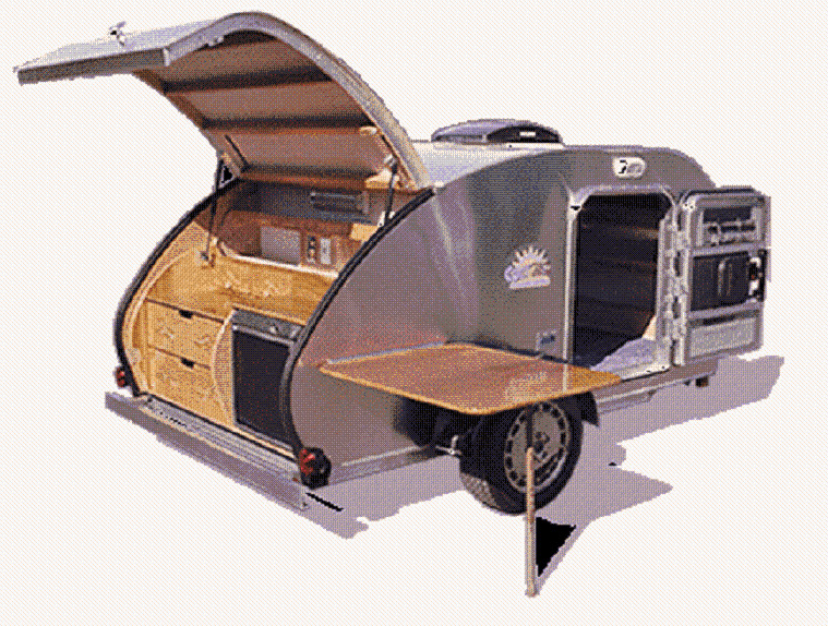 Teardrop Tear Drop Plans Camper Trailer RV Pop-Up Caravan How to Build Your Own