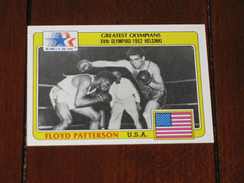 1983 FLOYD PATTERSON OLYMPIC BOXING CARD # 77
