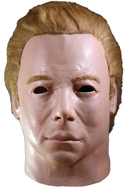 Halloween MICHAEL MYERS STAR TREK 1975 CAPTAIN KIRK Latex Deluxe Mask NEW