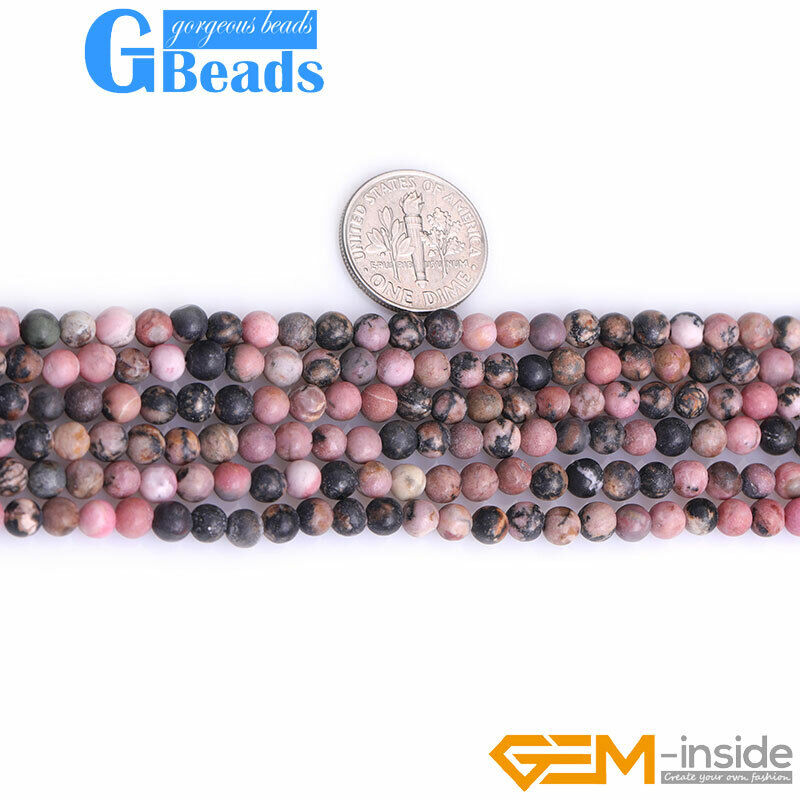  Natural Stone Black Rhodolite Mette Spacer Beads For Jewelry Making Wholesale
