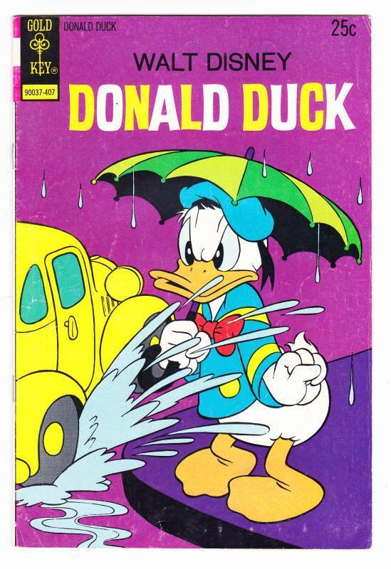 WALT DISNEY\'S DONALD DUCK #157 - Gold Key 1974 comic book - Carl Barks - VG/F