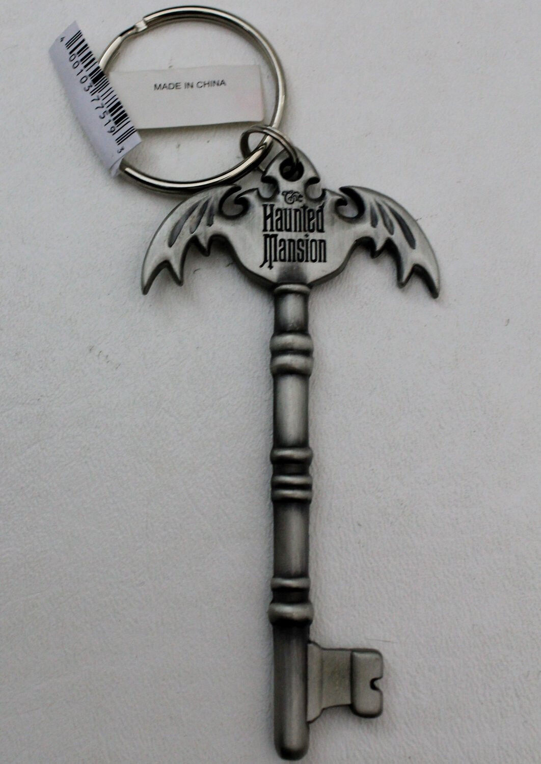 Disney Parks Haunted Mansion Bat Wing Key Keychain
