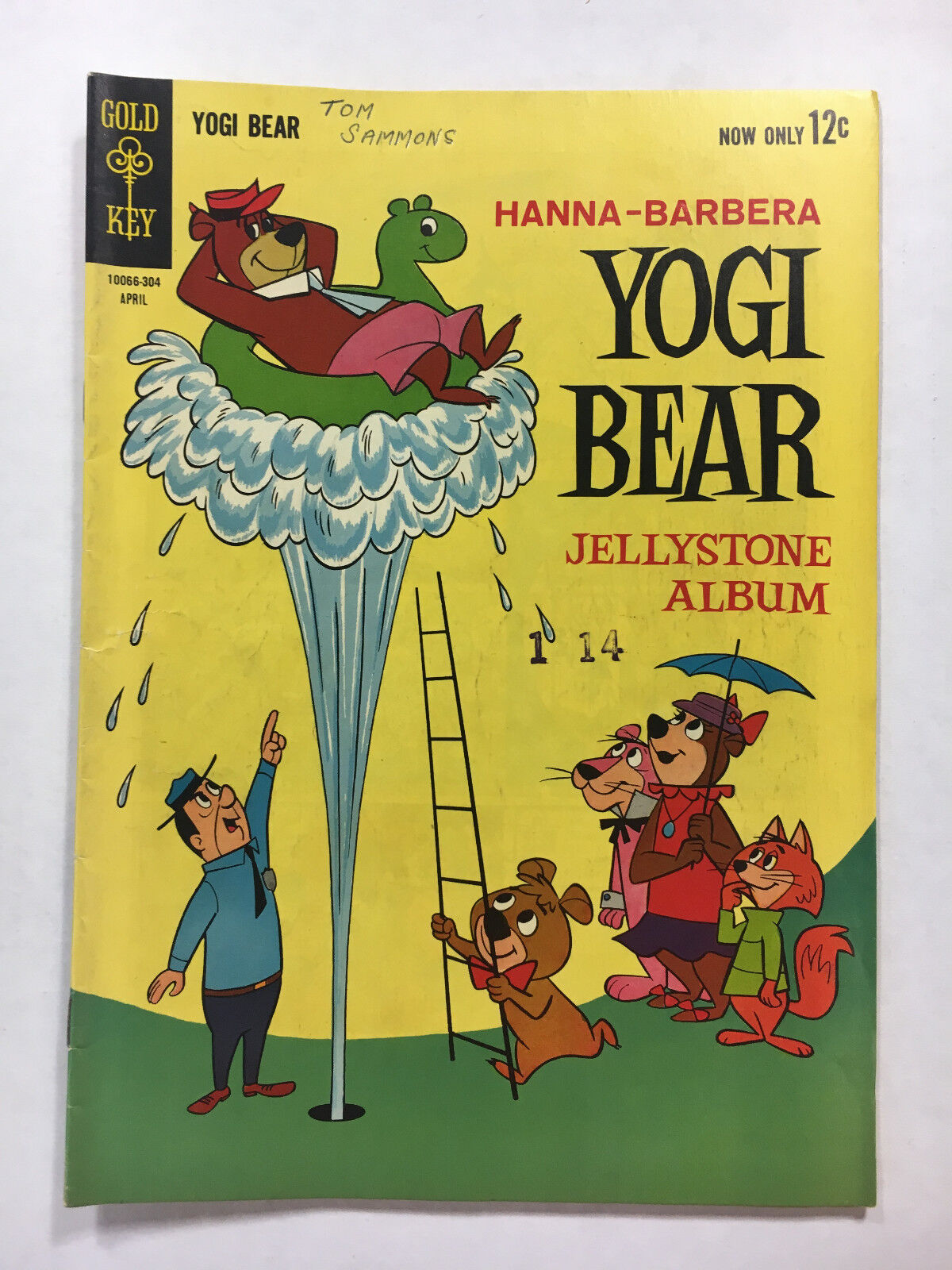 Yogi Bear #3 VG+ Gold Key comic 1963