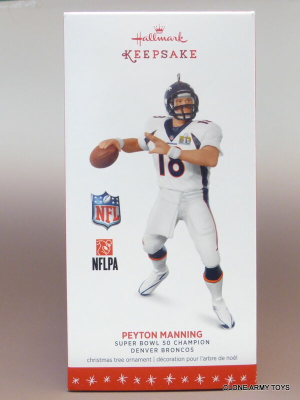 2016 Peyton Manning Denver Broncos Super Bowl 50 HALLMARK KEEPSAKE ORNAMENT