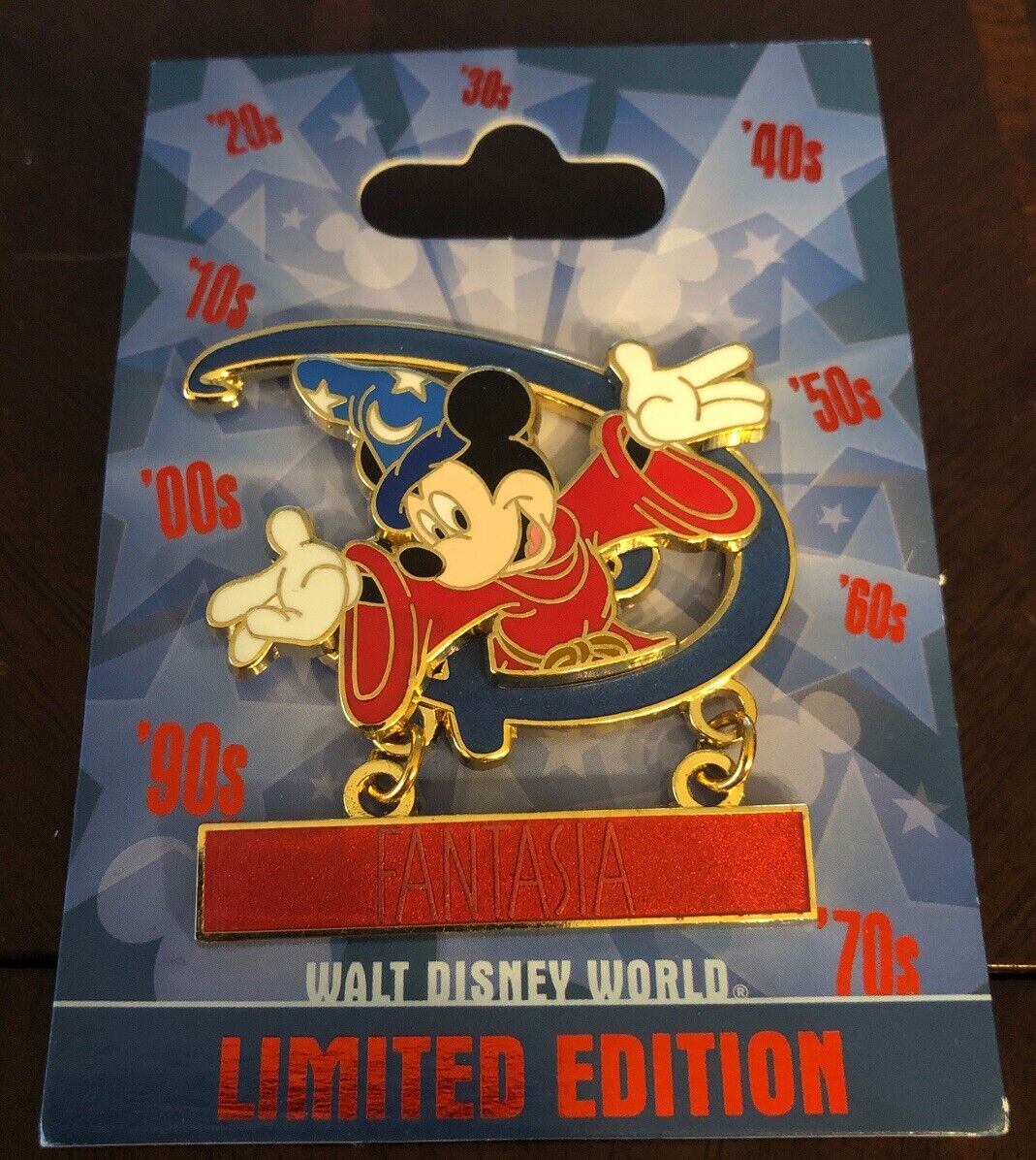 Disney GenEARation Countdown Monthly Pin Fantasia Sorcerer Mickey LE 500