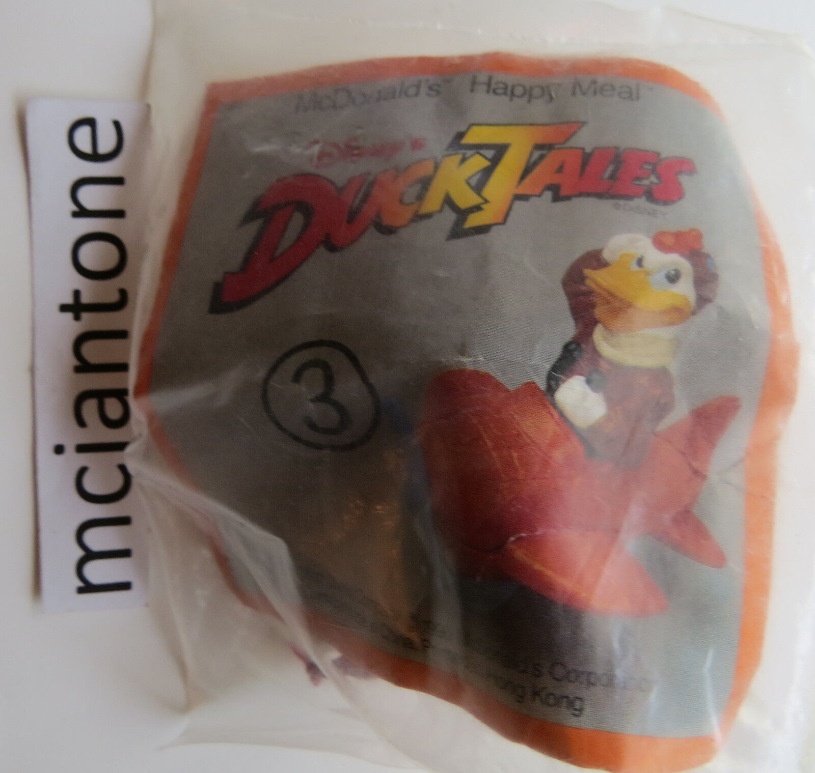MIP McDonald\'s 1988 Duck Tales II LAUNCHPAD McQUACK Plane Regional CAKE TOPPER