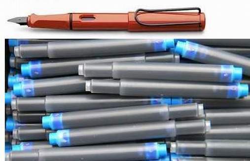 30 LAMY Fountain Pen Ink Cartridges, Refills for LAMY SAFARI in BLUE (new)