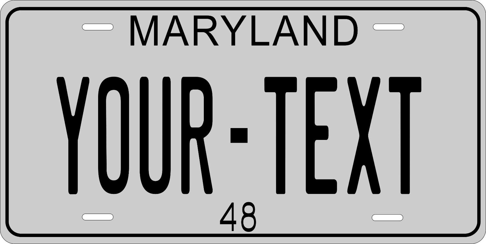Maryland 1948 License Plate Personalized Custom Car Bike Motorcycle Moped Tag