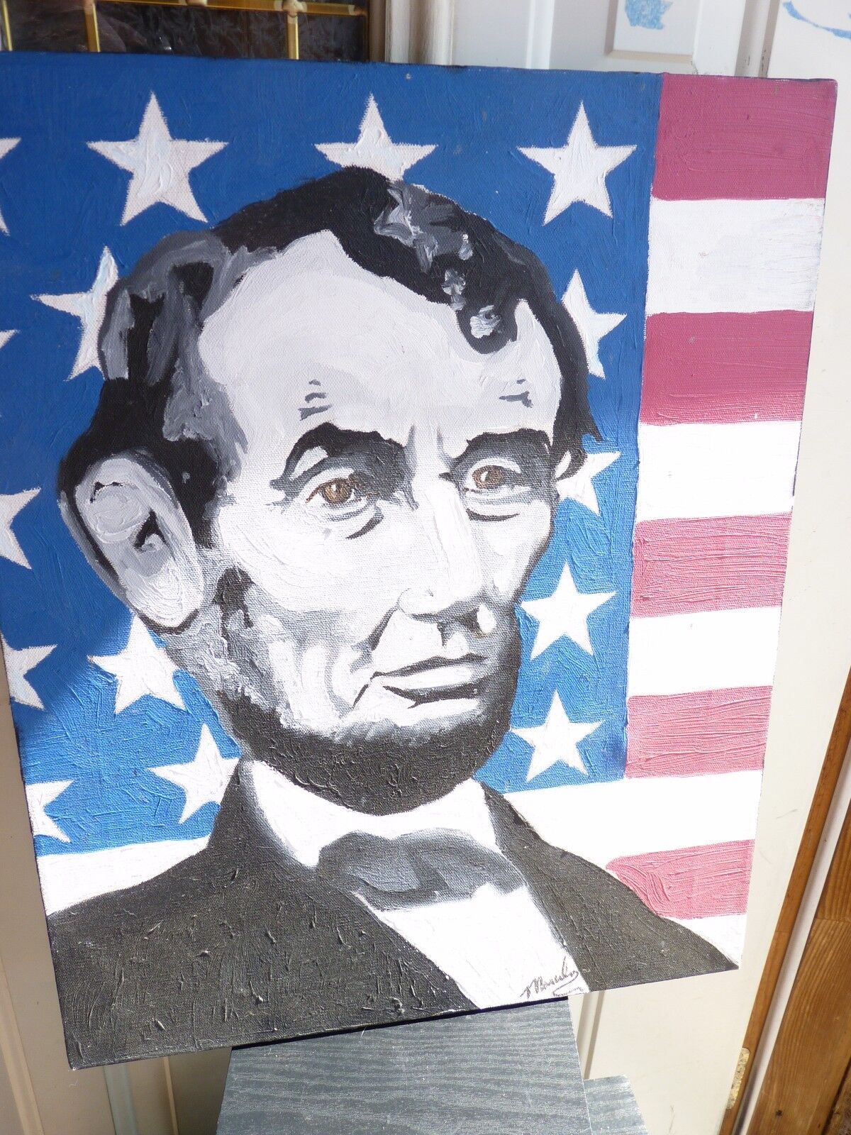 Abraham Lincoln oil painting by Marcelo