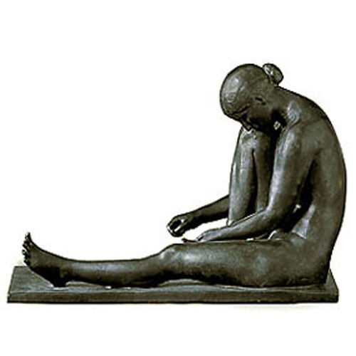 Woman Bathing sculpture statue by Jane Poupelet Museum Replica Reproduction