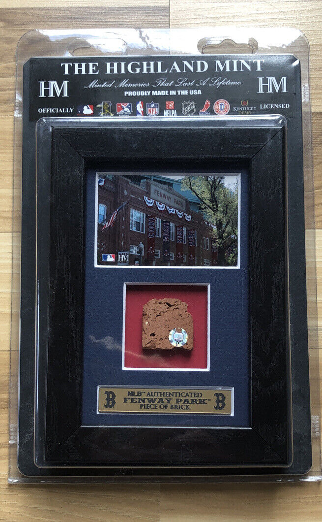 Fenway Park Authentic Brick The Highland Mint Red Sox Official Brick MLB Rare