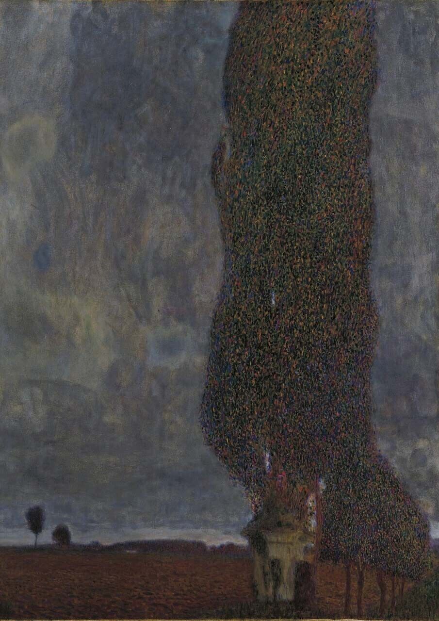 Gustav Klimt - Thunderstorm Large A2 size Canvas Wall Art Print Poster Unframed