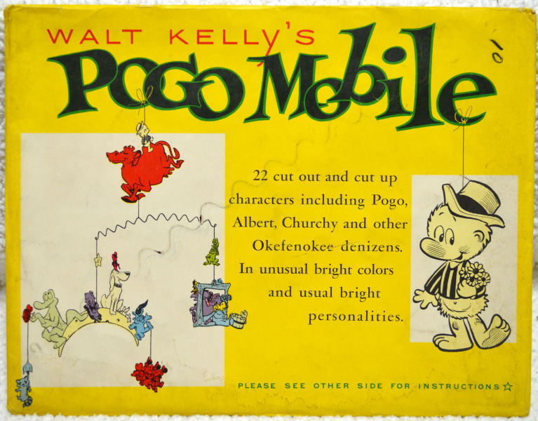 Walt Kelly POGO MOBILE ORIGINAL ENVELOPE SEALED / UNOPENED RARE Okefenoke 1954