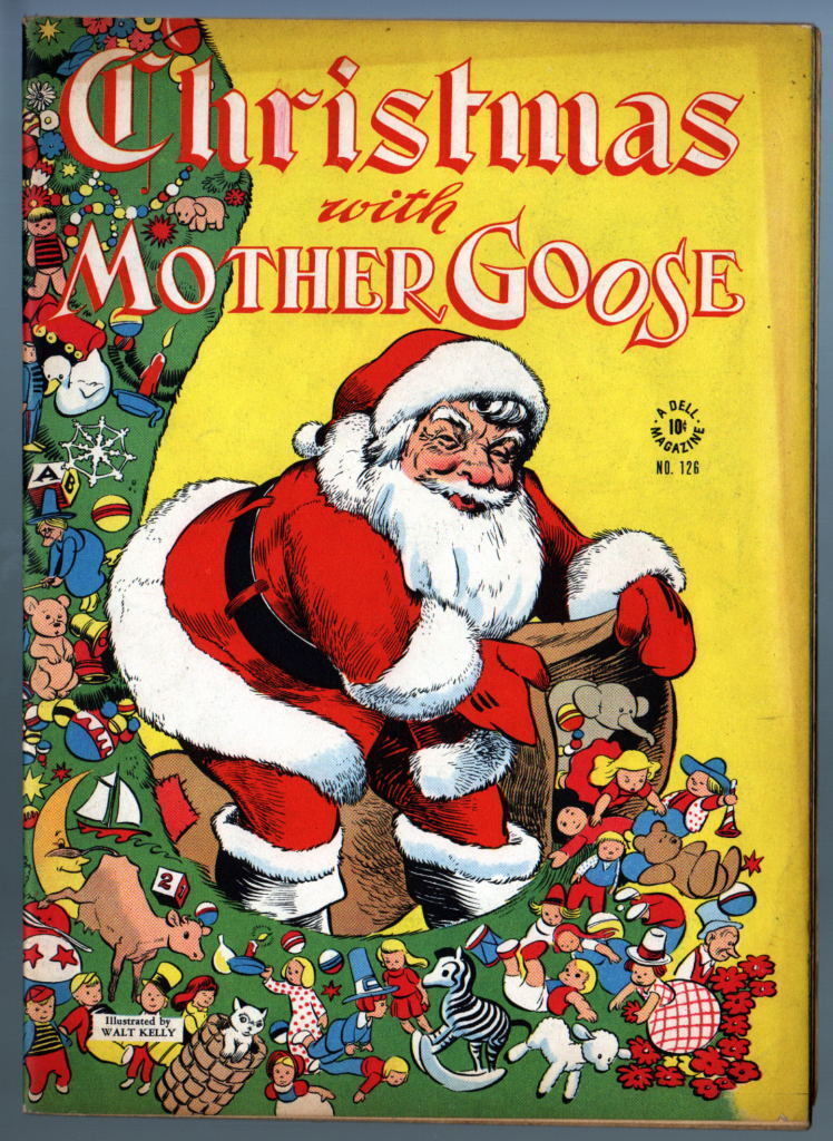 CHRISTMAS w MOTHER GOOSE Four Color FC 126 Walt Kelly art Dell 1946