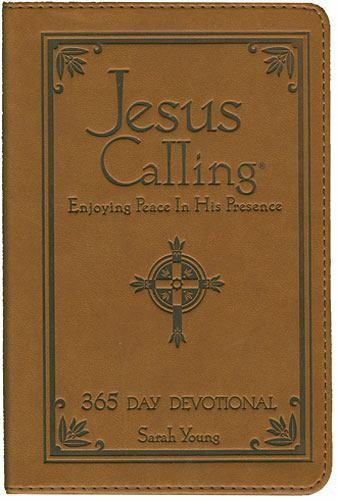 Jesus Calling 365 Day Devotional Sarah Young 2004 Brown Leather Flex Edition