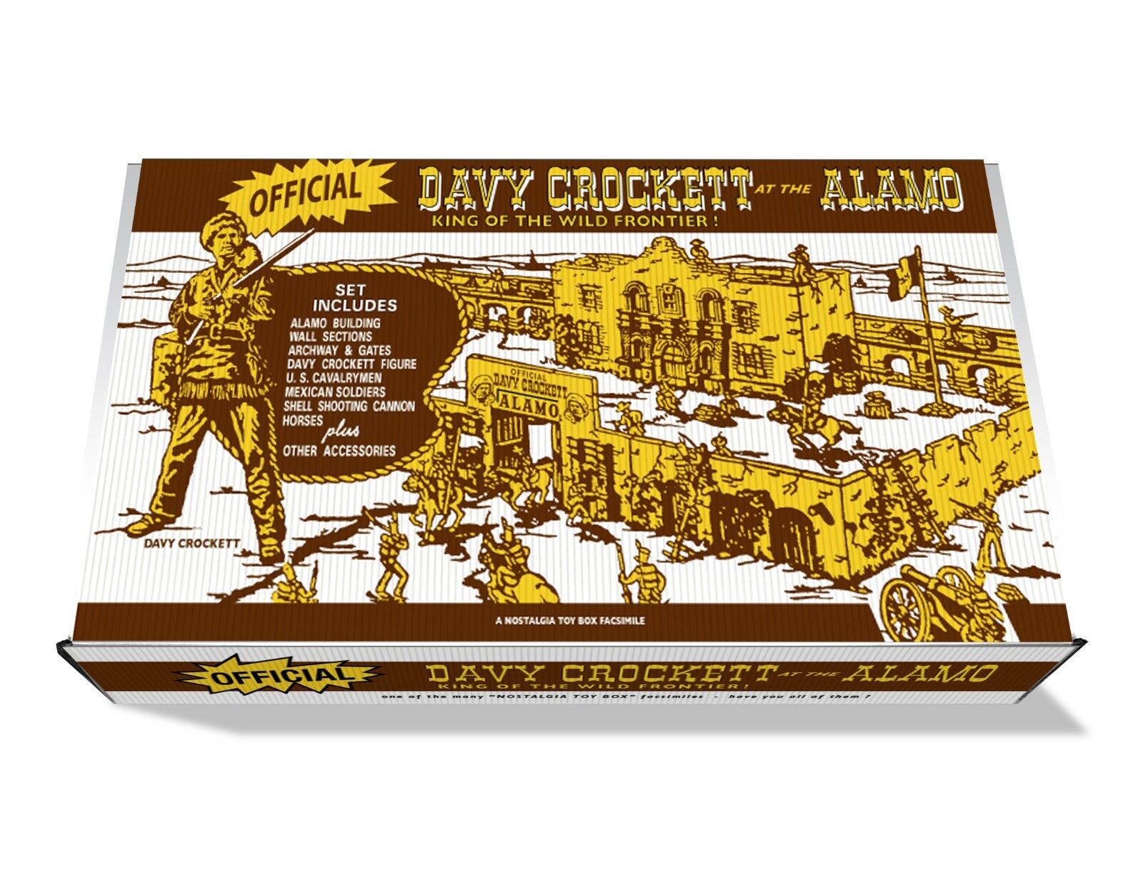 Marx Davy Crockett at the Alamo Play Set Box No.3539
