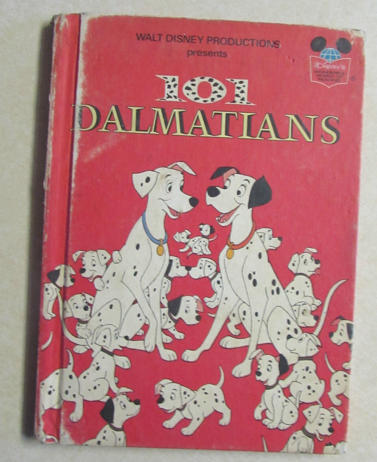 Vintage Walt Disney 101 Dalmations - Hardcover Book  - 1974 Random House