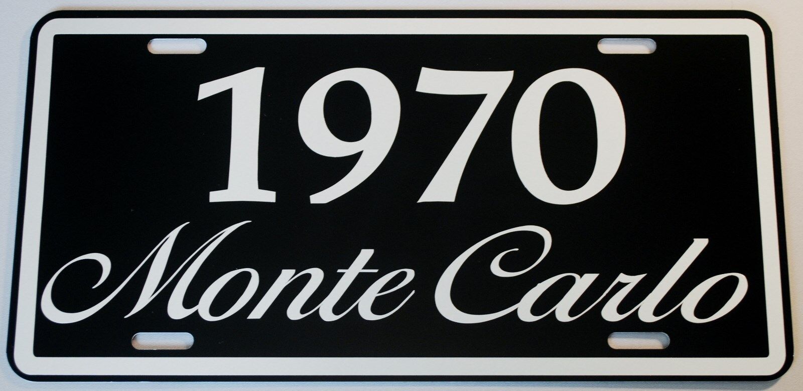 1970 70 MONTE CARLO LICENSE PLATE 350 400 454 SS LOWRIDER CHEVY