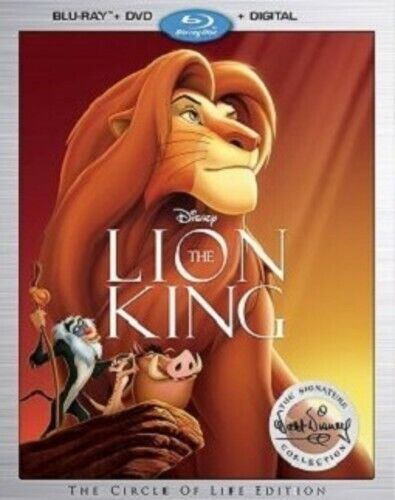 The Lion King blu ray DVD digital Disney James Earl Jones Whoopi Goldberg