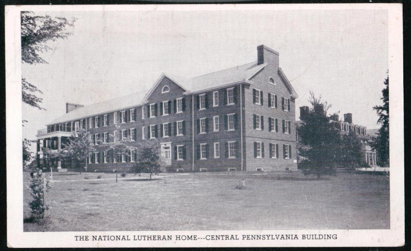WASHINGTON DC National Lutheran Home Central Pennsylvania Building Vtg Postcard