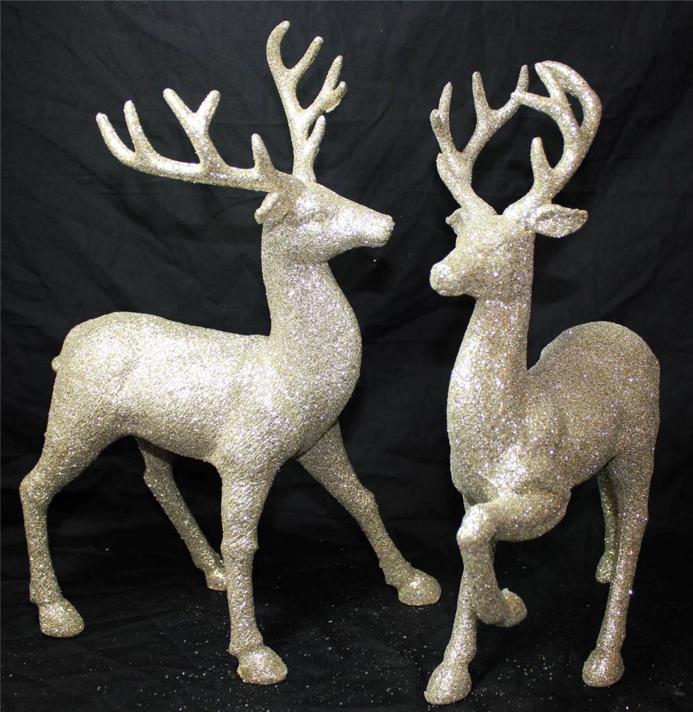 Reindeer Deer Statue Figurine 13