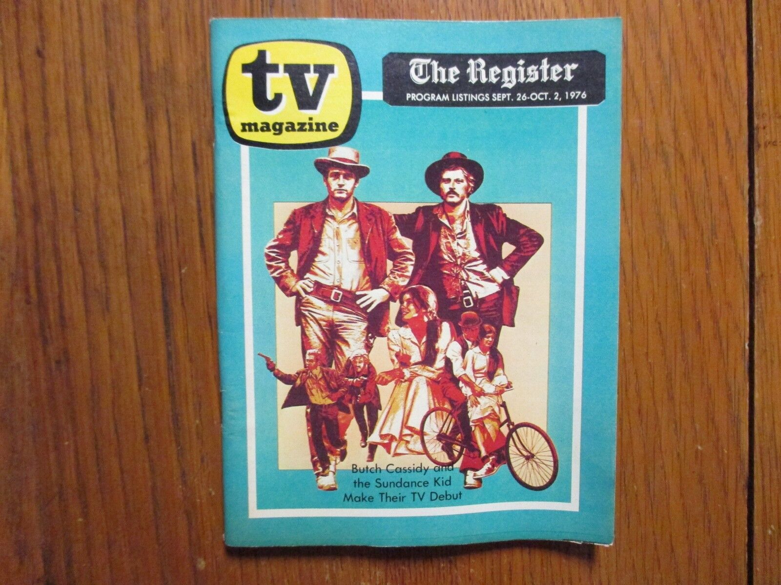 1976 Santa Ana Register TV Mag(BUTCH CASSIDY AND THE SUNDANCE KID/ROBERT REDFORD