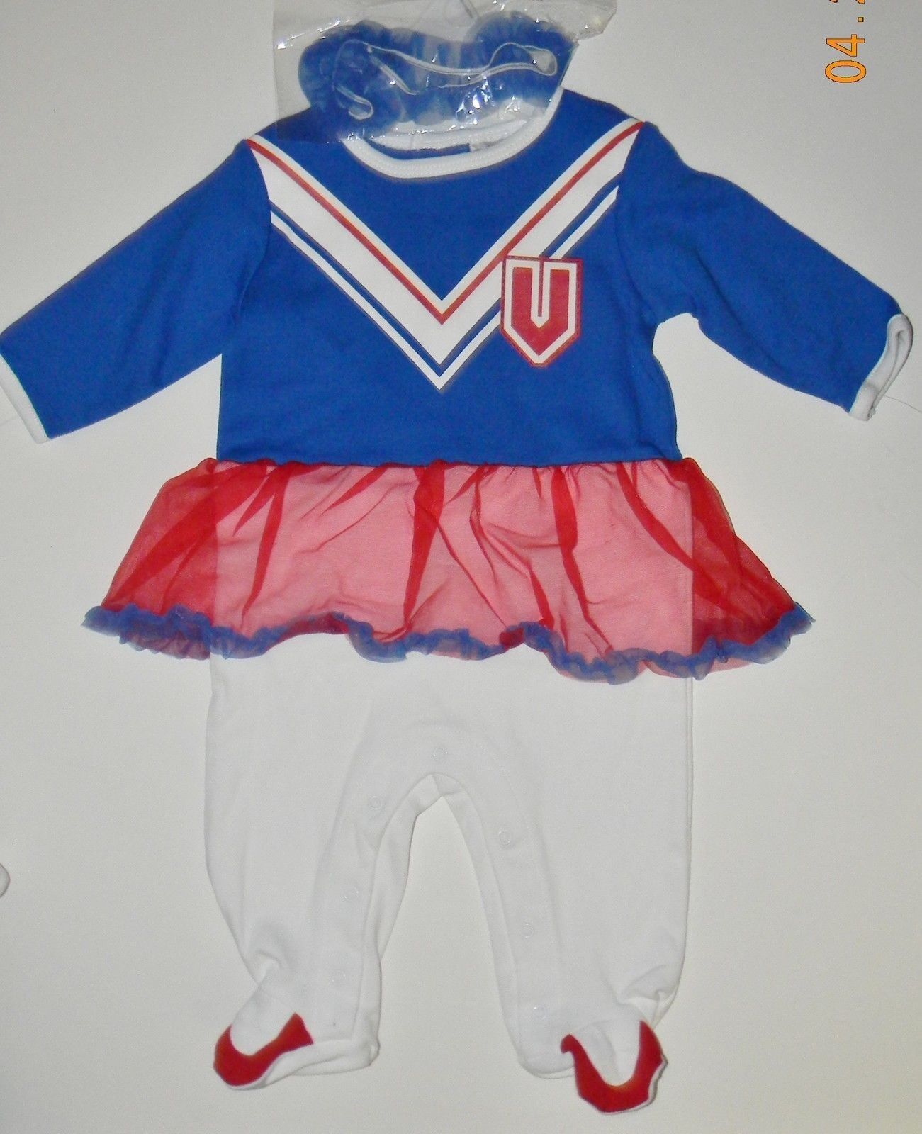 NWT BABYWORKS girls red white blue Patriotic TUTU 1-pc OUTFIT* 0 3 months