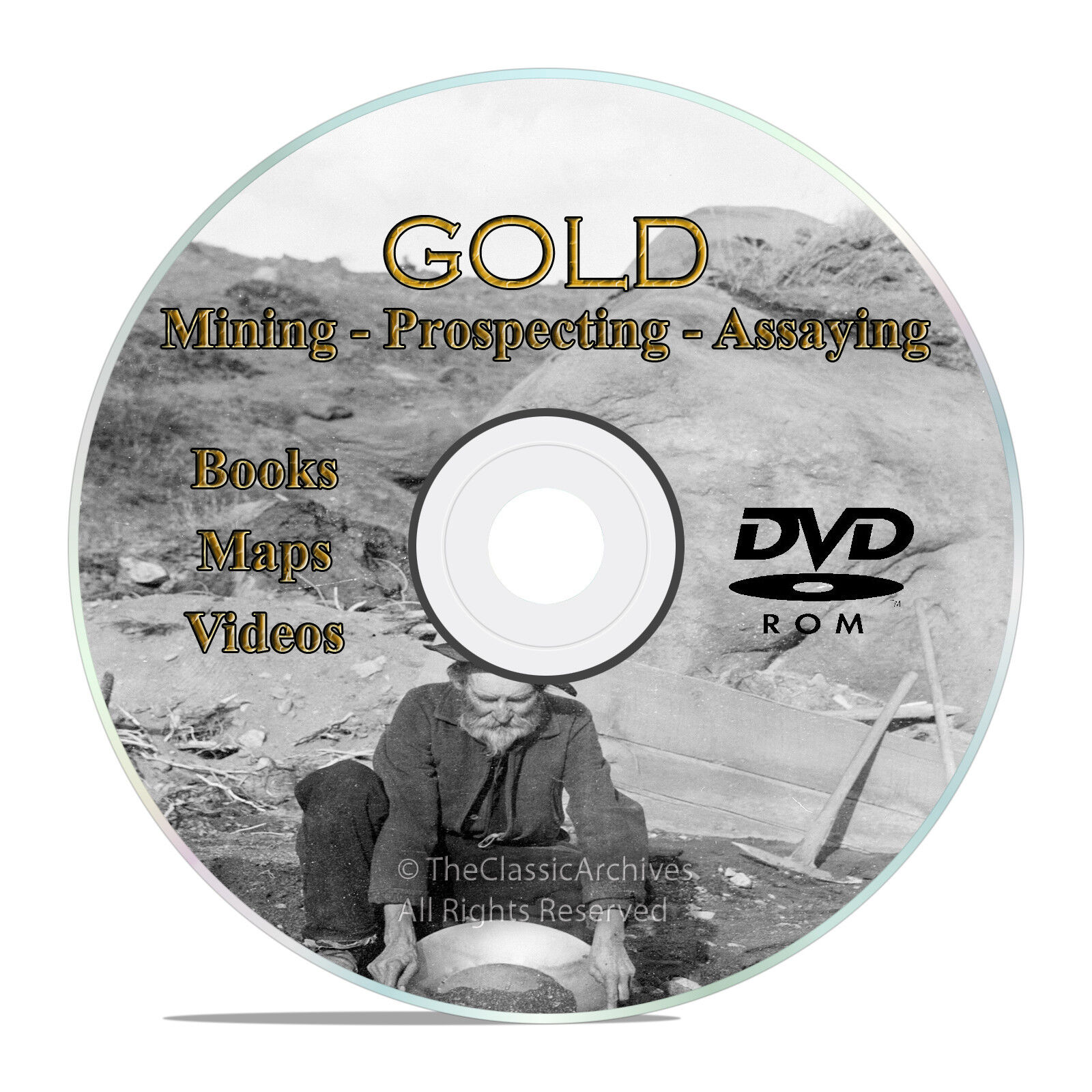 Gold Prospecting Mining Books, Assaying, Refining, Melting, Metallurgy, DVD V31