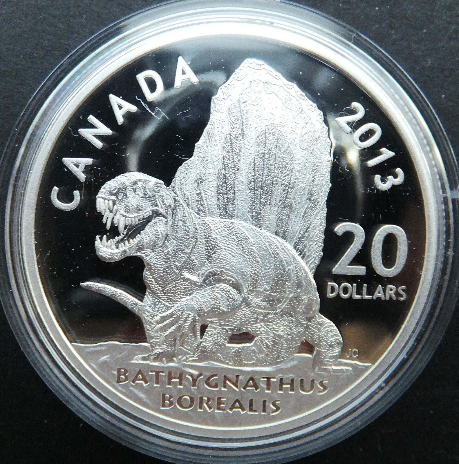 **Collector\'s* CANADA $20 .999 Fine Silver Dinosaurs: Bathygnathus Borealis 2013