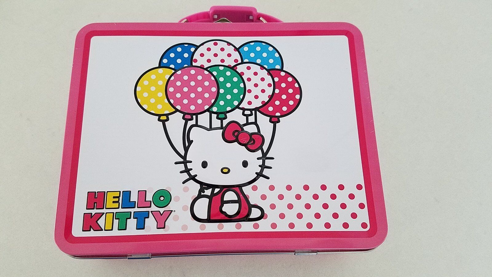Hello Kitty by Sanrio Metal Lunch Box Tin Production Date 08/01/11