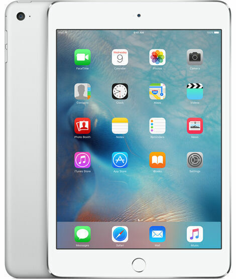 *NEW* Unlocked Apple iPad Mini 4 Tablet 16GB WiFi + Cellular (MK702LL/A) Silver 