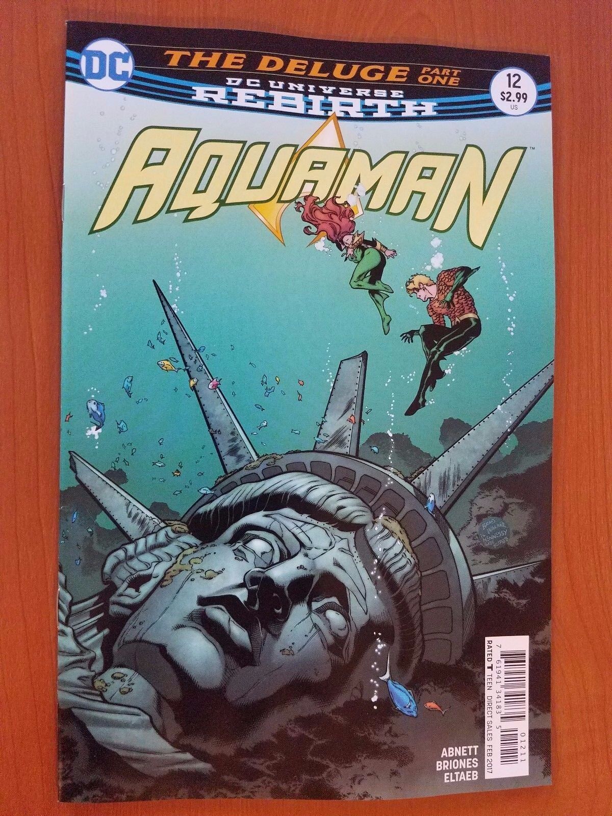 DC Aquaman, Vol. 8 # 12 (1st Print) Brad Walker Regular Cover