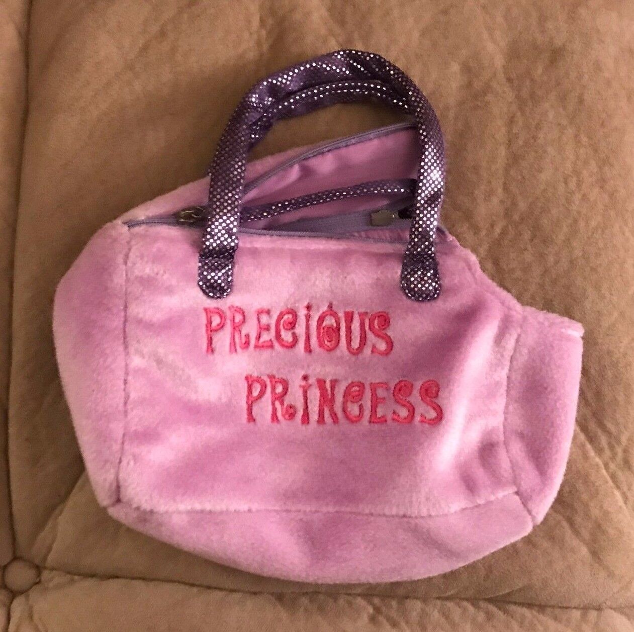 Precious Princess Pink Purse Heart Decorated Wallet Hard To Find