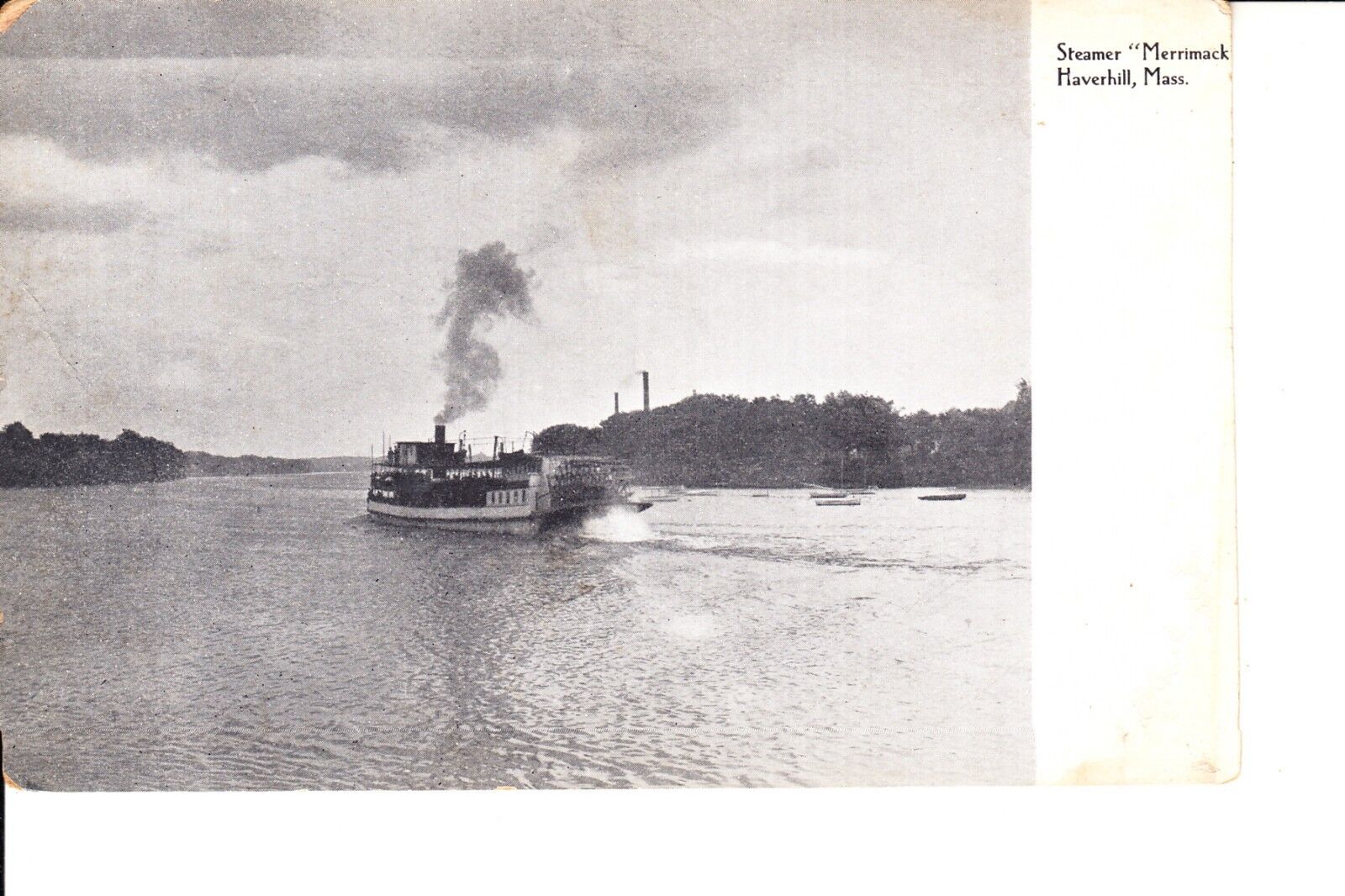 Haverhill, MA  Steamboat Merrimack  @ 1906