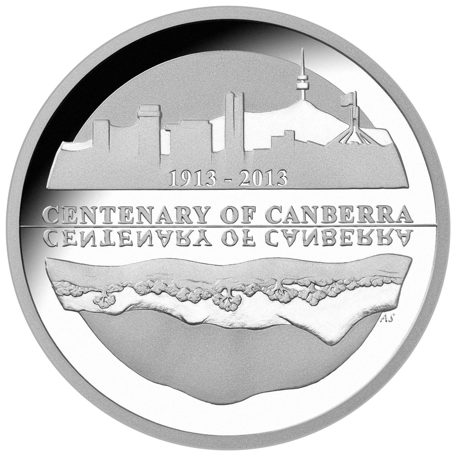2013 Centenary of Canberra, 31.6g Silver Proof $5 Coin, RAM