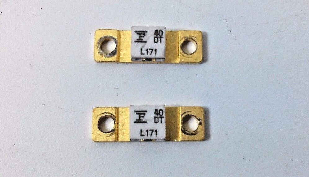 2 Pcs Transistor LDMOS L171 RF Power Field Effect Gold Plated Fairchild Company