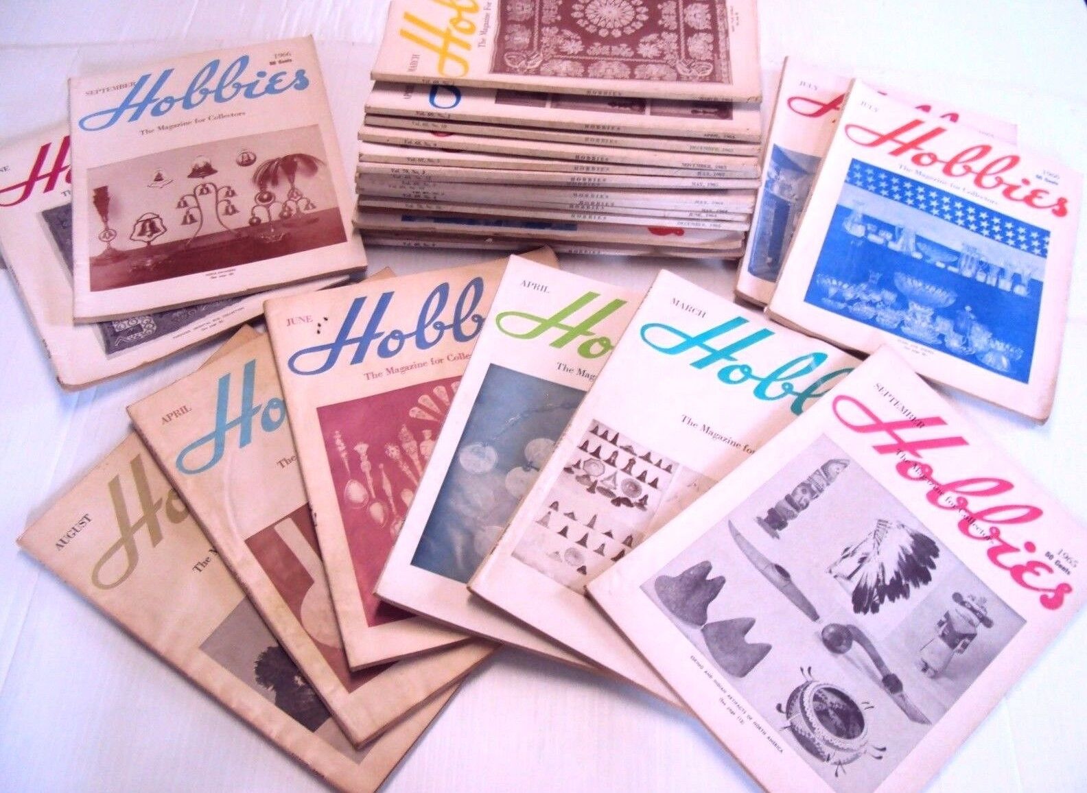 Hobbies - The Magazine For Collectors U-Pick Your Issue 1962-1969 Antique