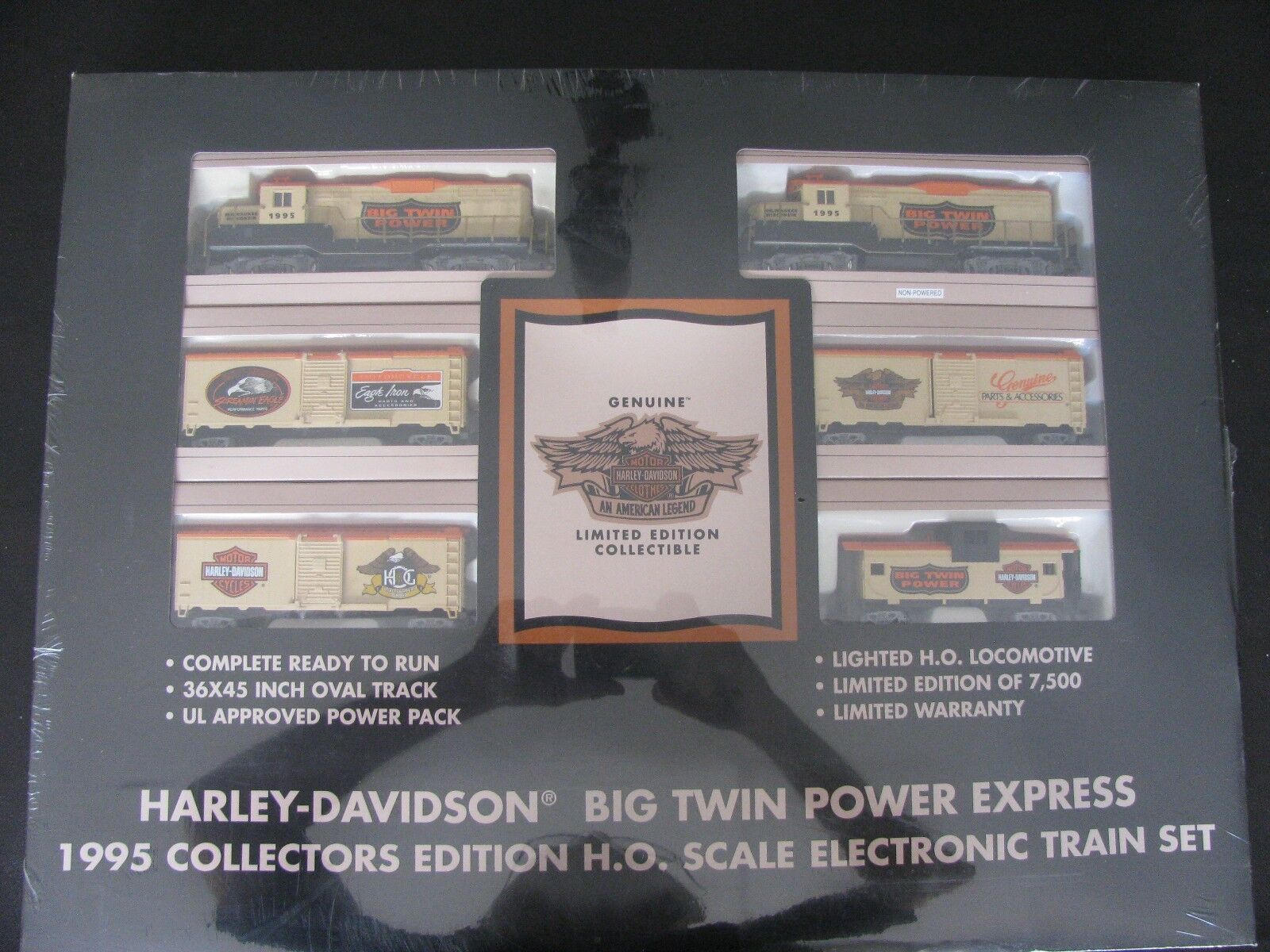 Harley-Davidson HD Big Twin Power 1995 Collector Edition HO Scale Electric Train